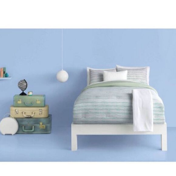 Stripe Decorative Reversible Comforter Set - Room Essentials - Picture 1 of 12